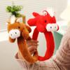 Pony Horse Hair Hoop Mascot New Year Headpiece Creative 2026 New Year Headband  Children