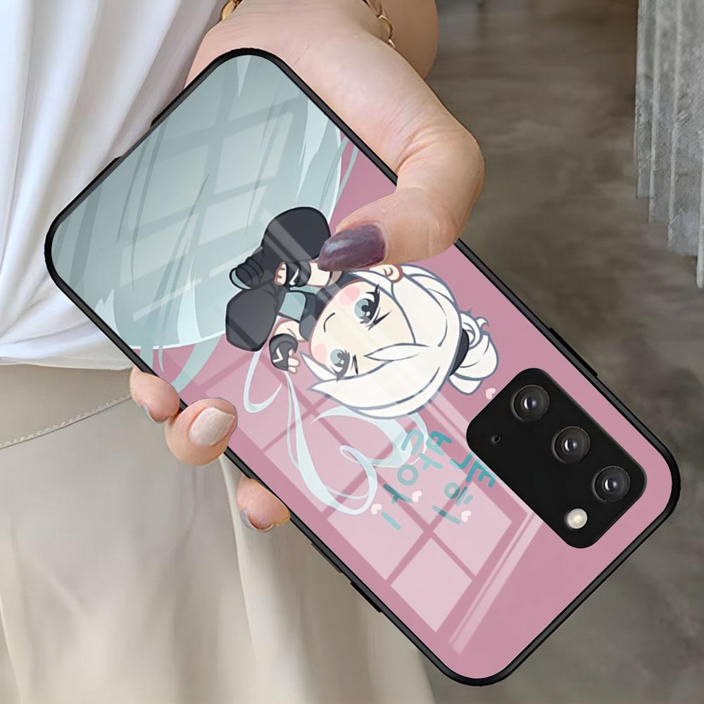 

Valorant Sage Cute Phone Case For Samsung S26 S25 S24 FE S23 S22 S21 Plus S20 Ultra Note20Ultra Black Glass Cover Galaxy S25 Edge