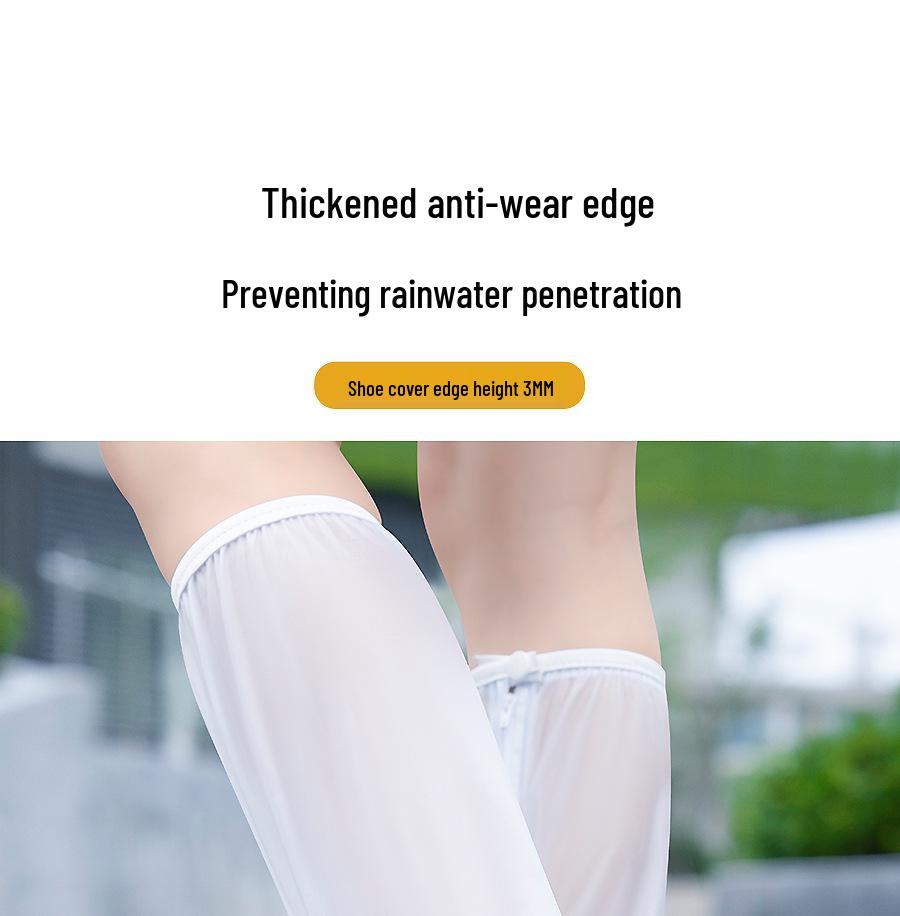 Adult Waterproof Non-Slip Wear-Resistant Reusable Rain Boot Covers