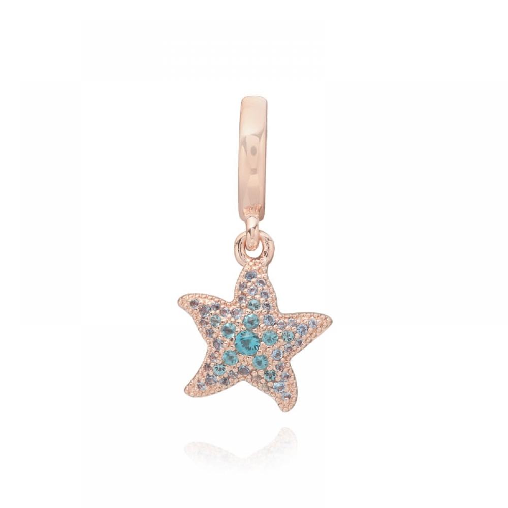 PAndora 788942c01 Sparkling Starfish Starfish Pendant And Dangle Charm