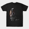 Men Black Print T-shirt Bane Big Face No-Cut Transfer Paper Print Cotton Tshirt