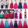Costum de performanță Hanbok etnic coreean pentru fete, pentru școală și dans