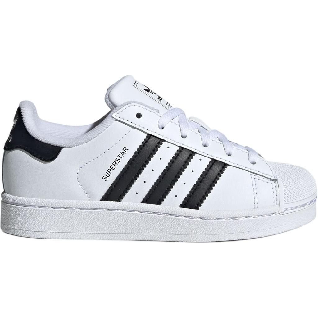 adidas Superstar 2 C 'White Black' (Unisex) Cloud White / Core Black / Cloud White Kids' Skateboarding Shoes JH9980