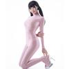 Full Body Cosplay Smooth Shiny Dance Tights [LOST-G] Tights, Sheer, See-Through, Sexy, Costume, Pantyhose, (PINK, M)