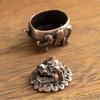 Mini Size Kirin Lion Incense Burner Vintage Incense Stick Holder Sandalwood Censer  Home Decoration