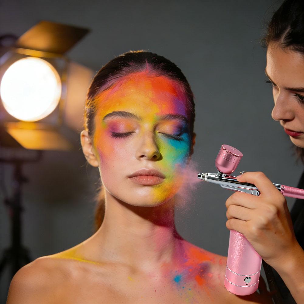 Airbrush Nail with Compressor Portable Air Brush with Compressor For Nails Art Cake Painting Craft Airbrush Nail Art Compressor