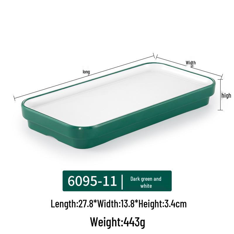 Melamine Rectangular Plastic Tray for Hot Pot & Sushi