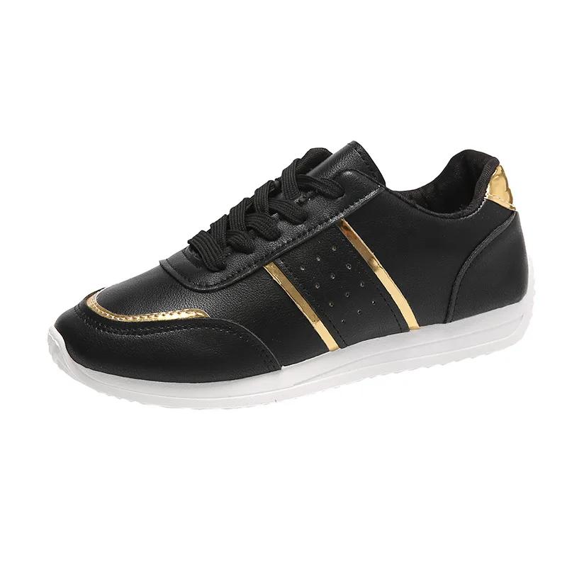 Fashion Women's Outdoor Training Platform PU Shoes Height Increase Chunky Sneakers Young Girls Outdoor Training Women's Casual Shoes