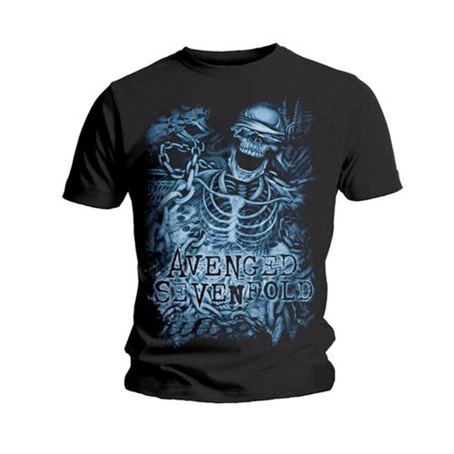 Avenged Sevenfold - Chained Skeleton- Black T-shirt S