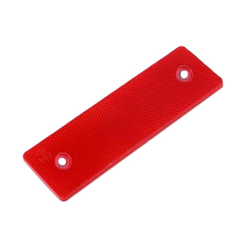 10Pcs Car Truck Reflective Stickers Plastic Safety Tape Bumper Warning Strip Night Light Waterproof Trailer Reflector Sticker