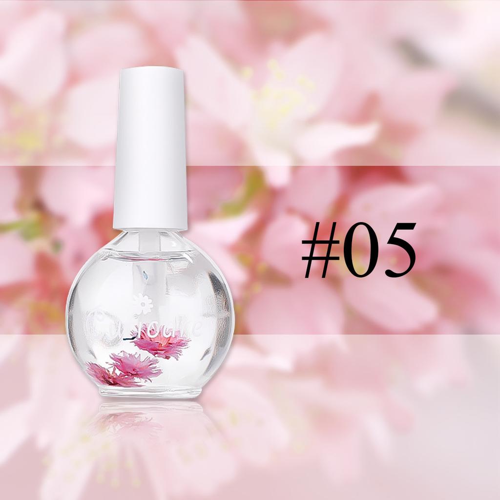 Óleo Nutritivo para Cutículas de Flores Secas 10ML Nutrir Reparar Unhas Danificadas Óleo para Cuidados com as Unhas Tratamento Hidrata Fortalece Unhas Brilhantes