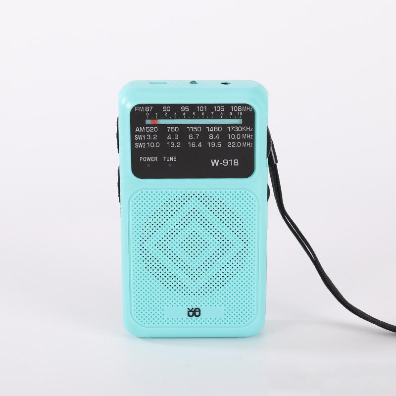 Mini Pocket DSP Radio Best Reception FM AM SW Radios Receiver with Flashlight Loudspeaker 3.5mm Headset Jack Rechargeable Radio