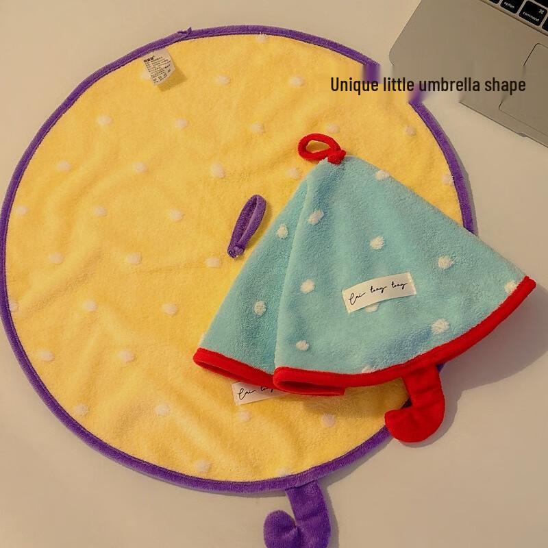 Fumai De Hanging Coral Fleece Super Absorbent Hand Towel