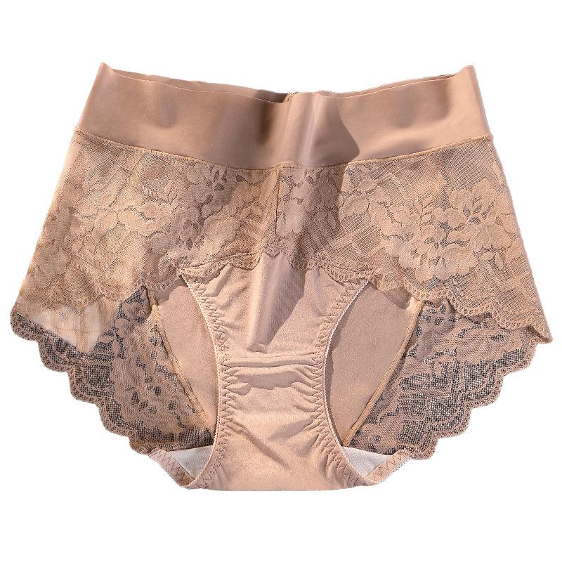 Sexy Spitzenhöschen in großer Größe Hochtailliert Dünn und nahtlos Damenhöschen