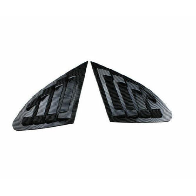 Side Window Louver Shutter Trim Carbon Fiber ABS For Chevrolet Malibu 2016-2022