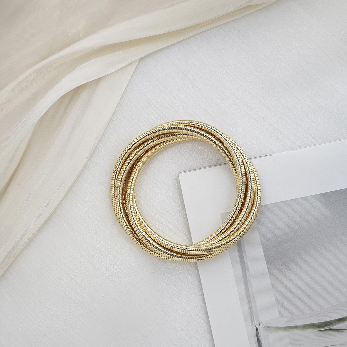 

Трансграничный многослойный браслет для тяжелой промышленности: Смелый и Минималистичный Стиль