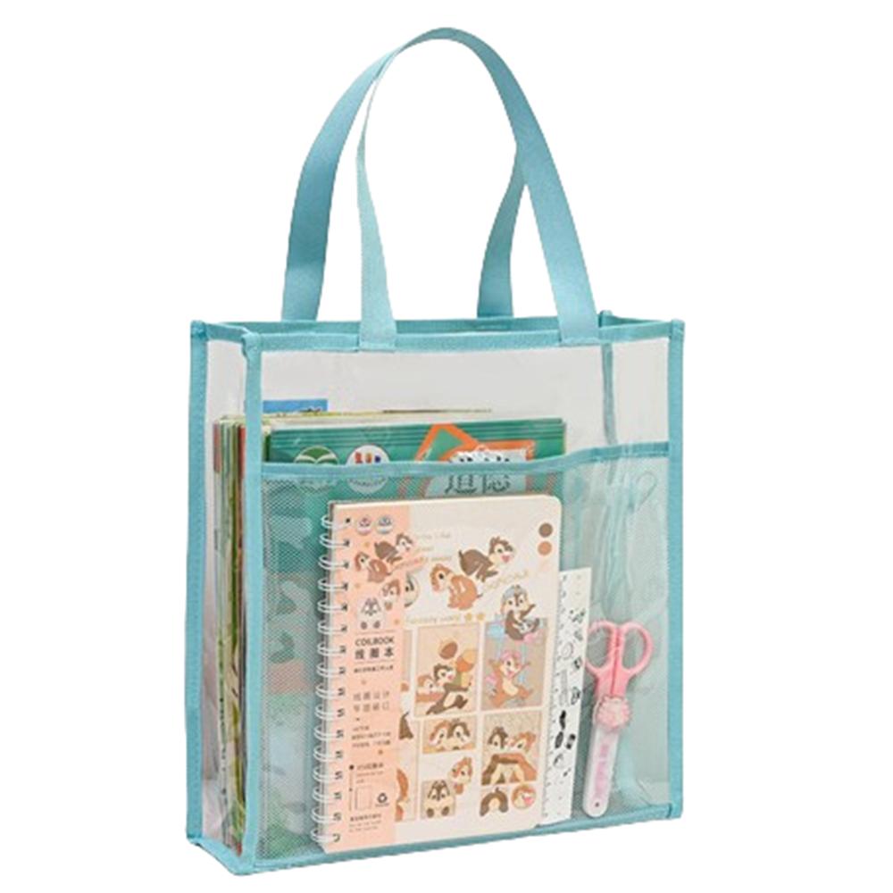 Mesh Test Paper Storage Bag Multifunctional Tutoring Bag Student Tote Bags  School Office Supplies