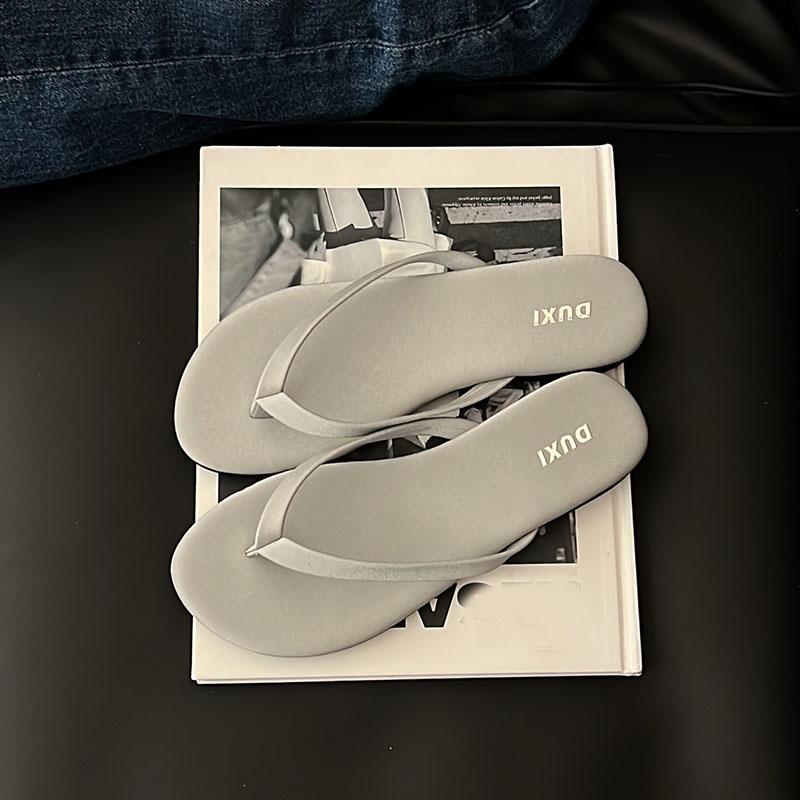 Fashion Fashion Round Toe  Ladies Flats Slippers Shoes Female Summer Beach Slides Women Flats Slippers Shoes Sandals Flip Flops