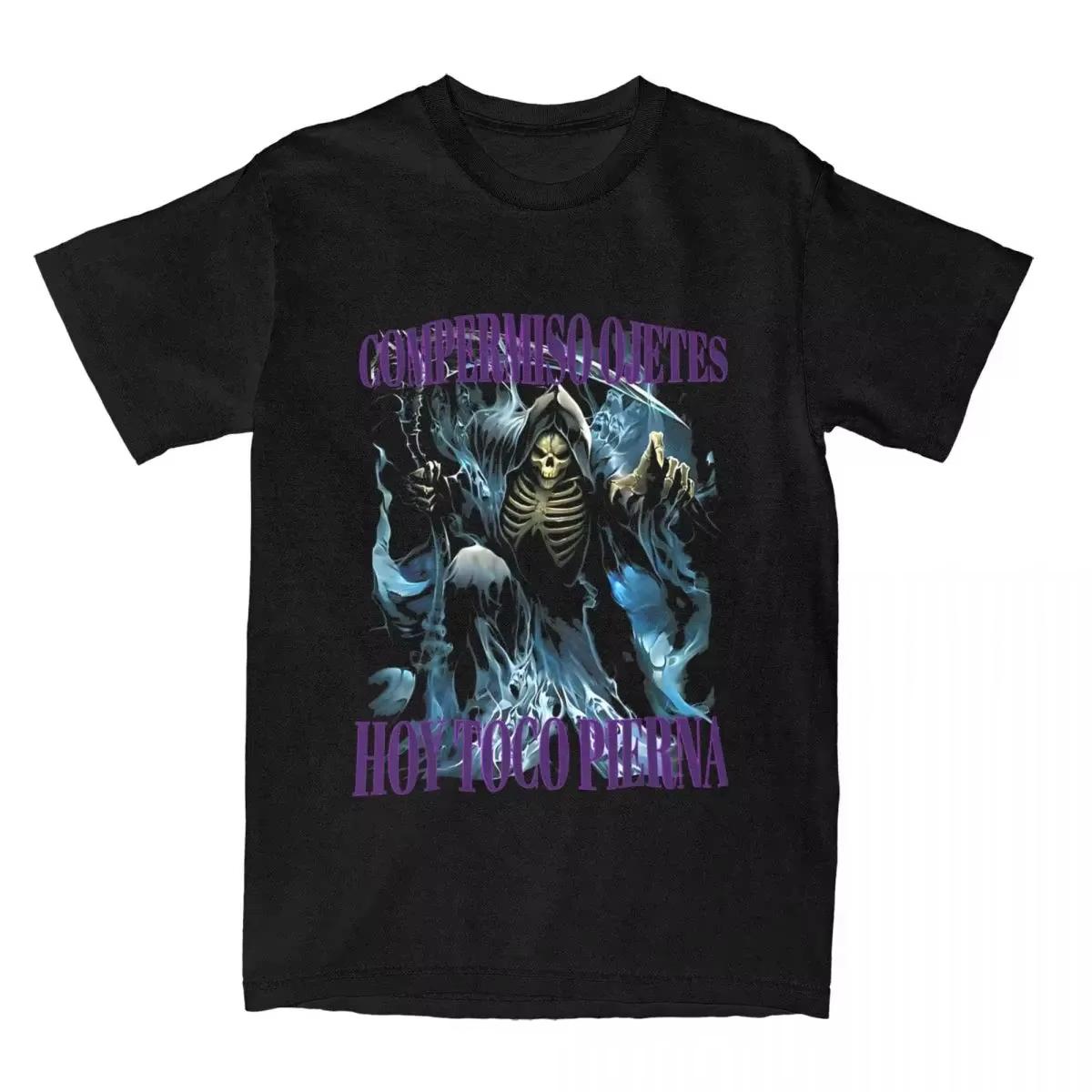 

Мужская футболка Calacas Chidas Футболка для зала Харадзюку Hola Рука 35 см Начинай тренироваться Пляжная футболка Повседневная одежда Подарок S