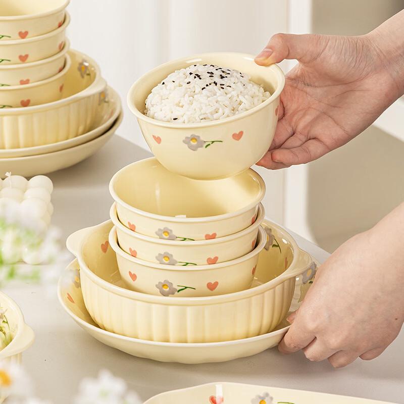 Ru Han Cream Style Ceramic Serving Plate