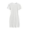 Amerikanischer Stil Schlankes Rundhals-Kurzarm-Bodycon-Kleid - Damen Stretch, Sexy, Reine Begierde Kurzer Rock
