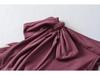 Elegant Women's Slim Fit Halter Neck Dress with Waist-Cinched Flowy Skirt and Side Slit