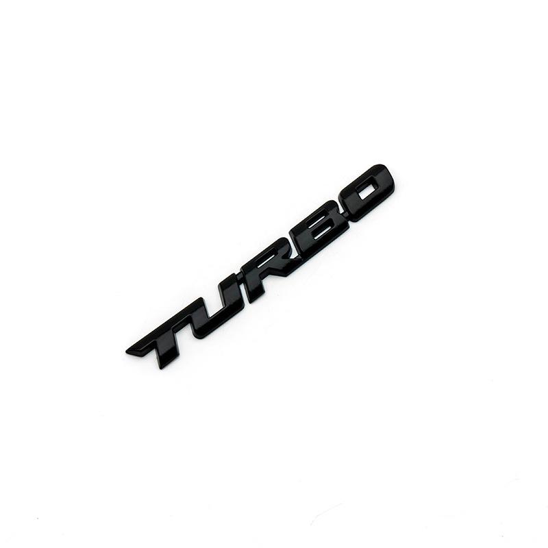 Turbo 3D Stereo Emblemat Bagażnika Naklejka Samochodowa