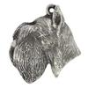 Schnauzer - Silver-plated Key Ring with a Dog In a Gift Box, Handbag Decoration, Backpack Pendant by Art-Dog Brand