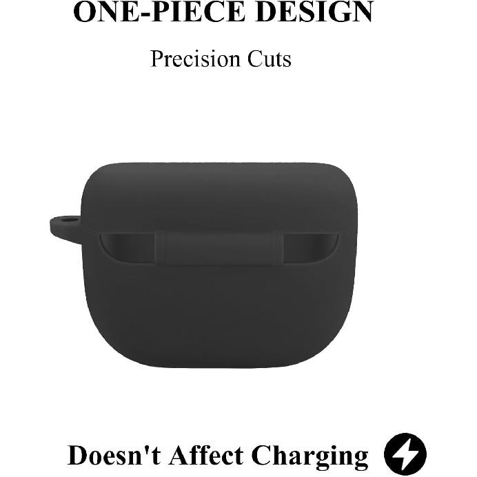 Silicone Case Compatible with Jabra Elite 10/ Jabra Elite 8 Active/Jabra Elite 8 Active Gen 2/ Jabra Elite 10 Gen 2, Shockproof Protective Earbuds