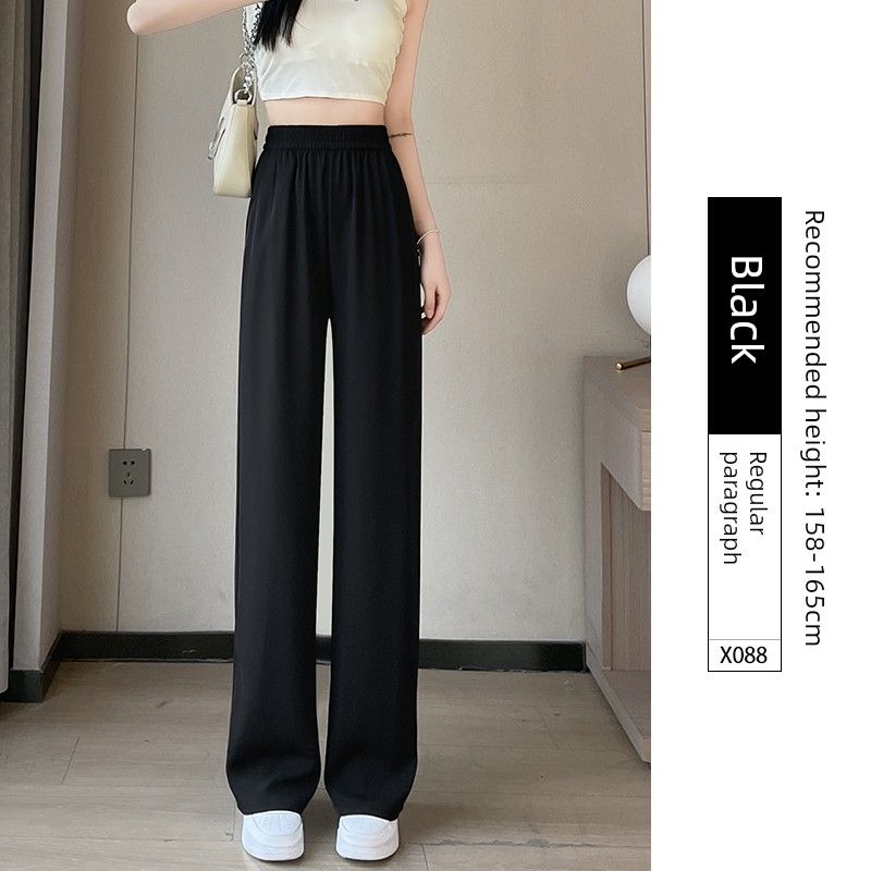 

Spring and Autumn Fancy Small Black Suit Pants Black without buckle-regular model S