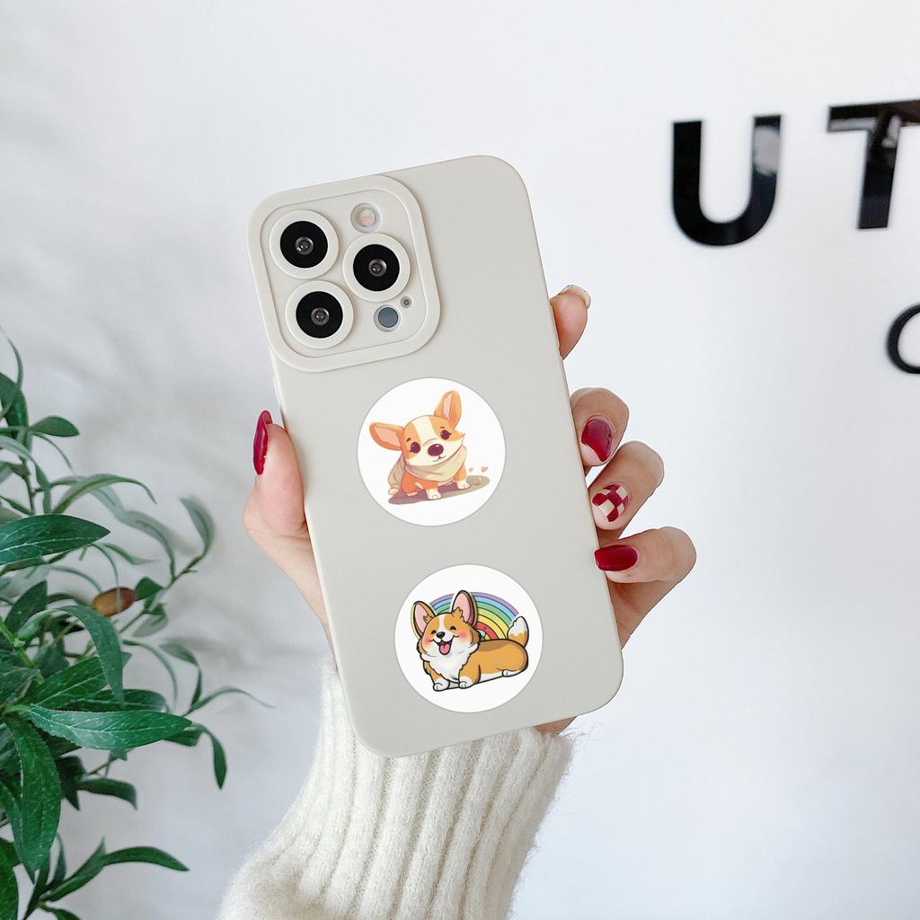 500Pcsroll Cute Cartoon Dog Stickers For Kids Children'S Packaging Animal Reward Sealing Label Diy Album Stationery Sticker