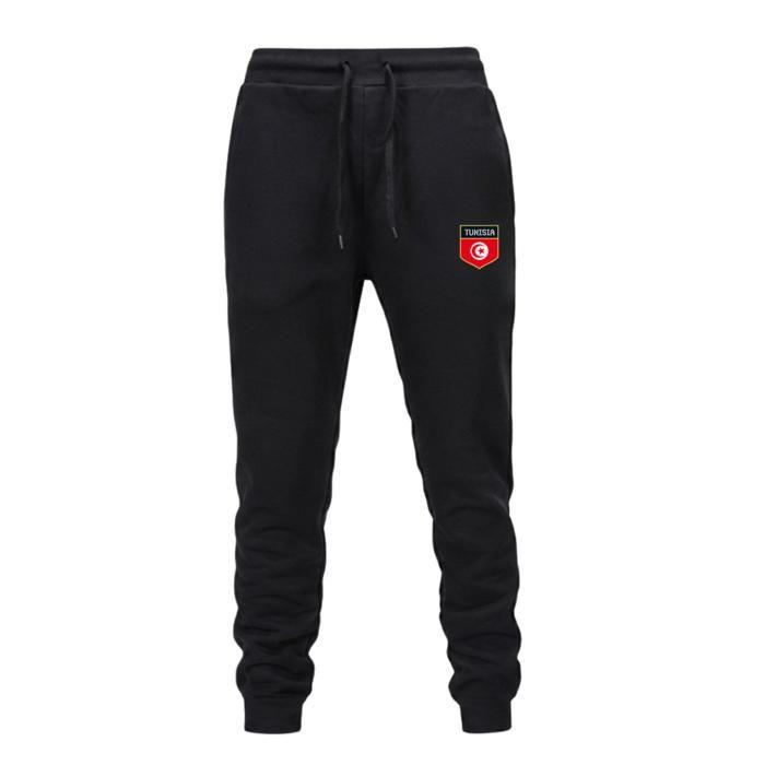 Jogging Homme - Tunisie - Rouge - Manches Longues - Respirant - Poches Latérales