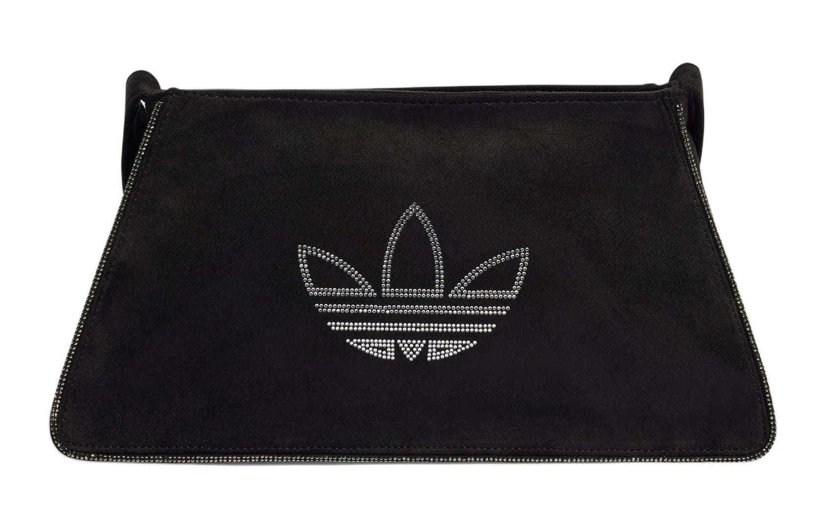 Adidas Originals Trefoil Recycled Polyester Handbag, Shoulder Bag Women s Black IT7375