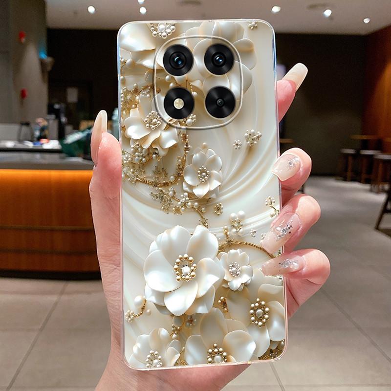 For Xiaomi Redmi Note 14 Pro+ Case Clear Soft TPU Fundas Butterfly Flower Cover For Redmi Note14 Pro Plus 5G Phone Cases Coque