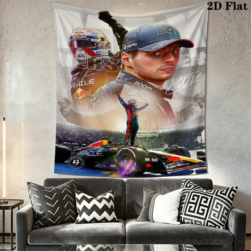 VER Red Bull Ace Wall Tapestry Aesthetic Wall Hanging Printed Fabric Blanket Decorative Tapestries for Bedroom Living Room Home Decor