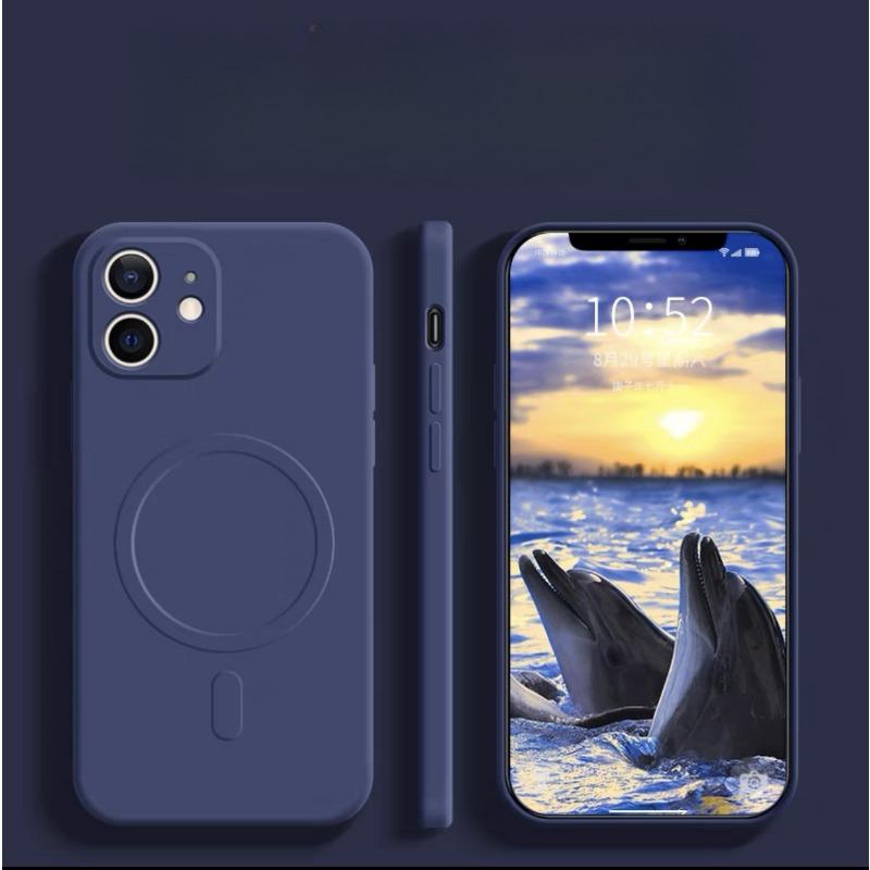 Magsafe Magnetic 14pro Wireless Charging IPhone16 Protective Case Liquid Silicone. Applicable To IPhone 15 Phone Case