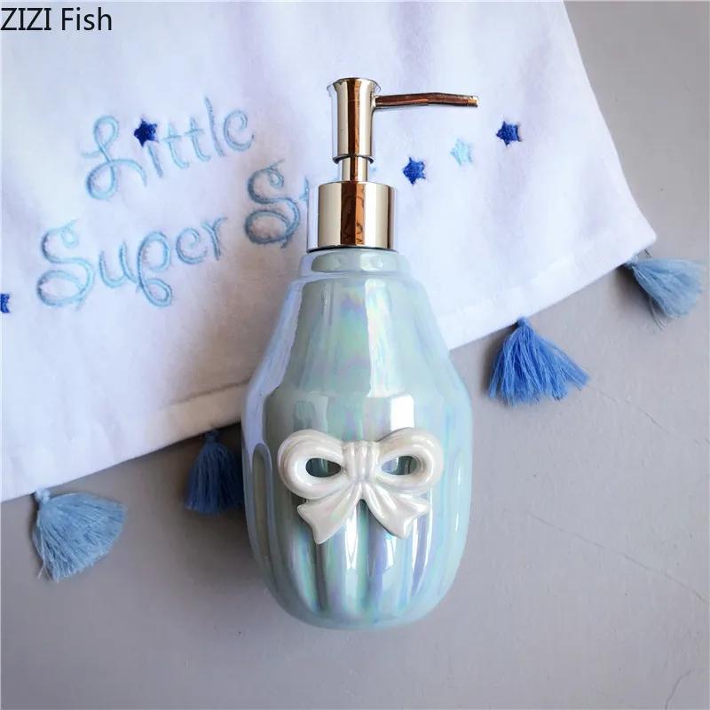 Bågformad Par Munsköljkopp Set Hotell Tvättset Tvåldispenser Tvålfat Keramiskt Badrumskit Nordiska Hem Badrumstillbehör Set