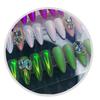 1 PC Nail Tool Ice Transparent Nude Color Powder Aurora Powder Net Red Manicure Magic Color Mirror Flour Powder