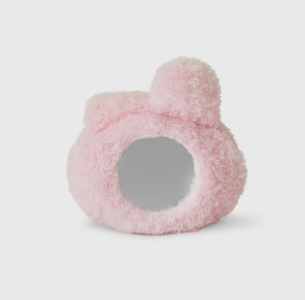 BT21 COOKY Minini Glitter Plush Hand Mirror | LINE FRIENDS Official K-Pop Character Goods