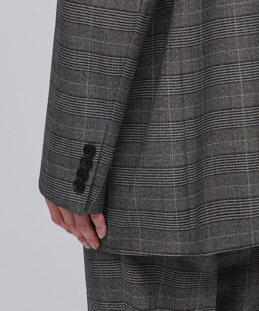 Musinsa Standard Glen Check Oversized Blazer [Brown]