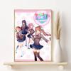 D-Doki Doki L-Literature Club Anime Poster HD Art Sticky Wall Waterproof Home Living Room Bedroom Bar Aesthetic Decoration