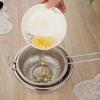 Stainless Steel Kitchens Strainer Basket Durable Build Comfortable Handle Portable and Effective for Various Use