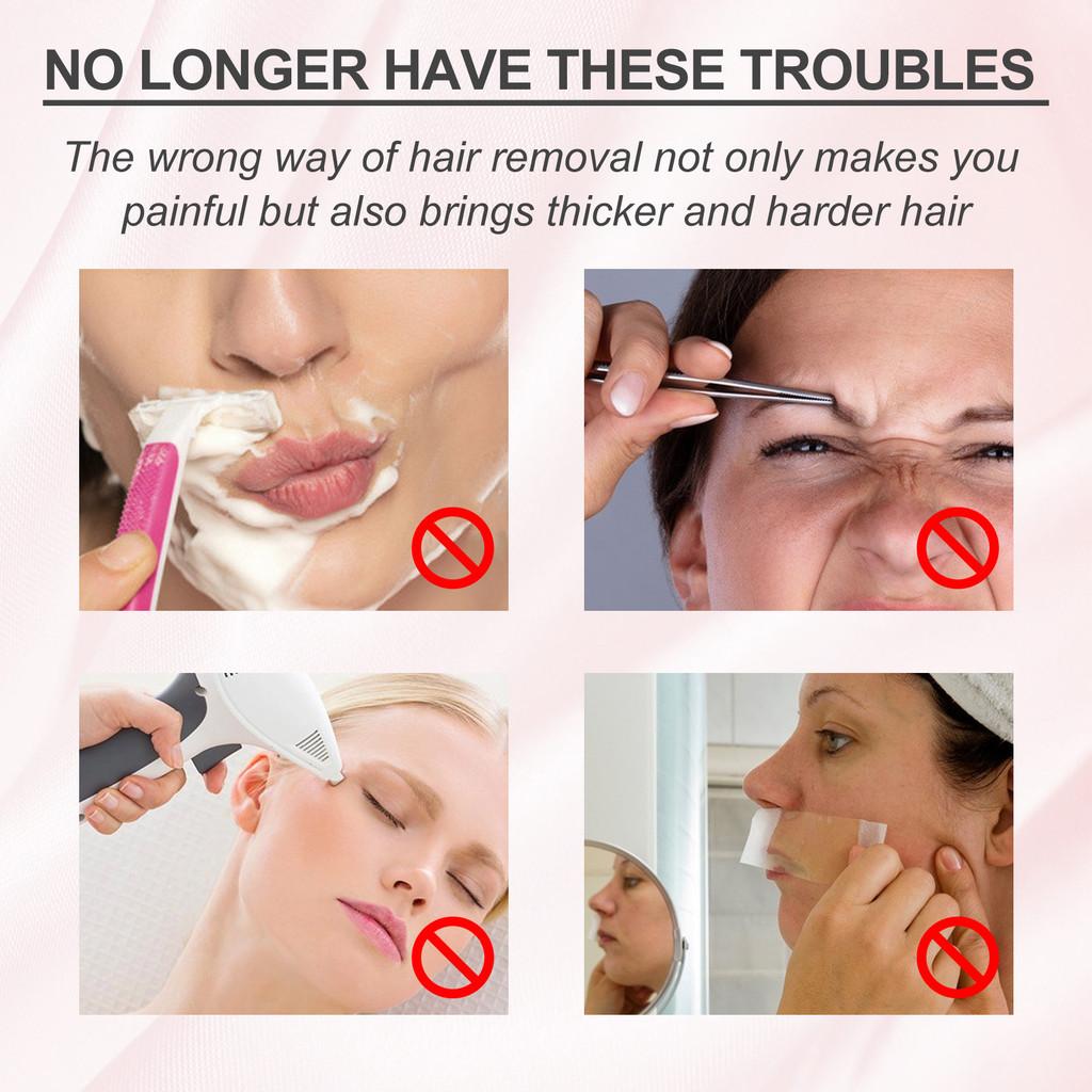 Crème d'épilation douce Eelhoe Pour une peau lisse et hydratée Idéale pour le visage et le corps