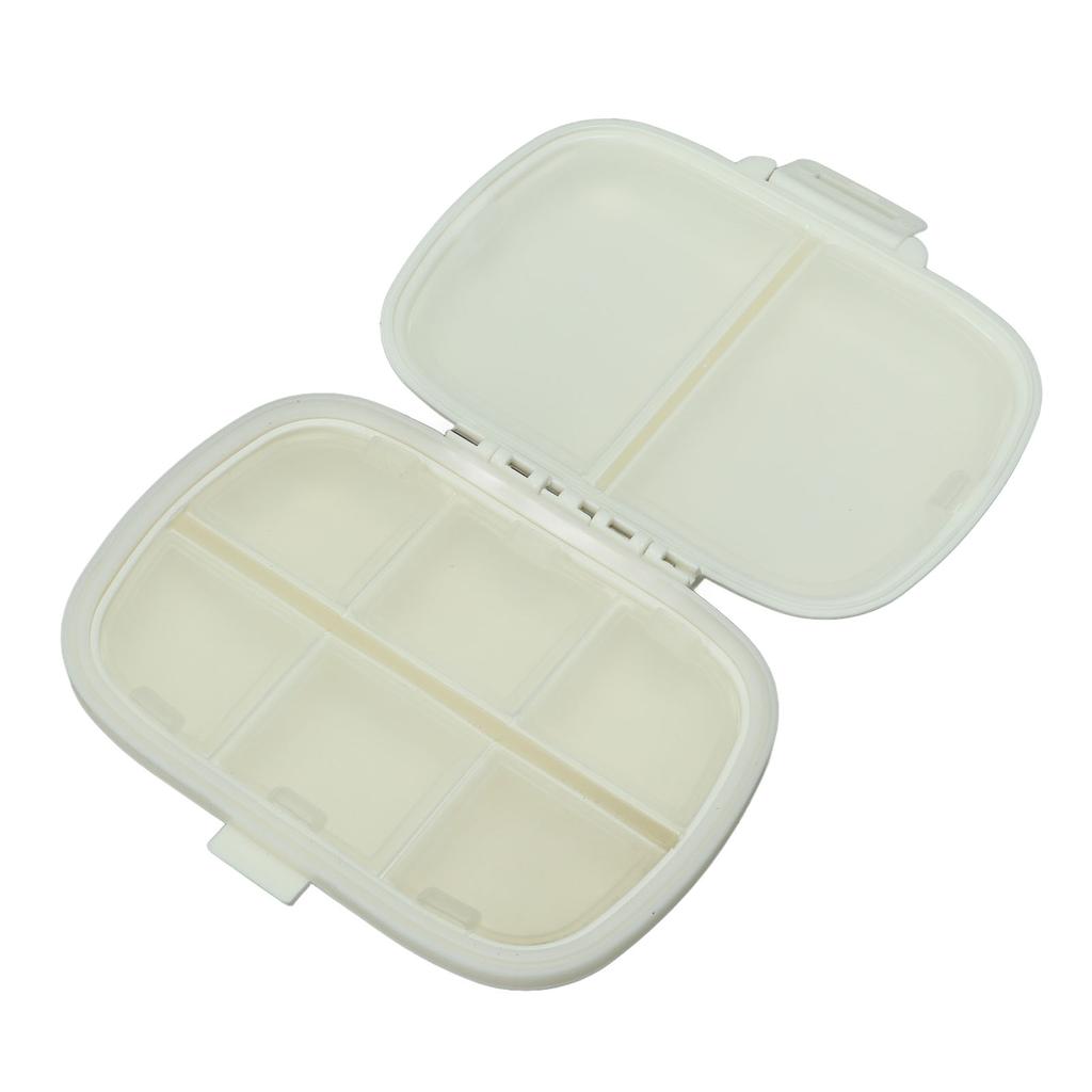 5 Pcs Medicine Organizer Dividing Medicine Planner Box Snap Design Daily Medicine Holder Container