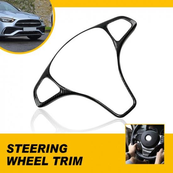 Carbon Fiber Steering Wheel Cover For Mercedes Benz C Class W205 E Class W213 EA