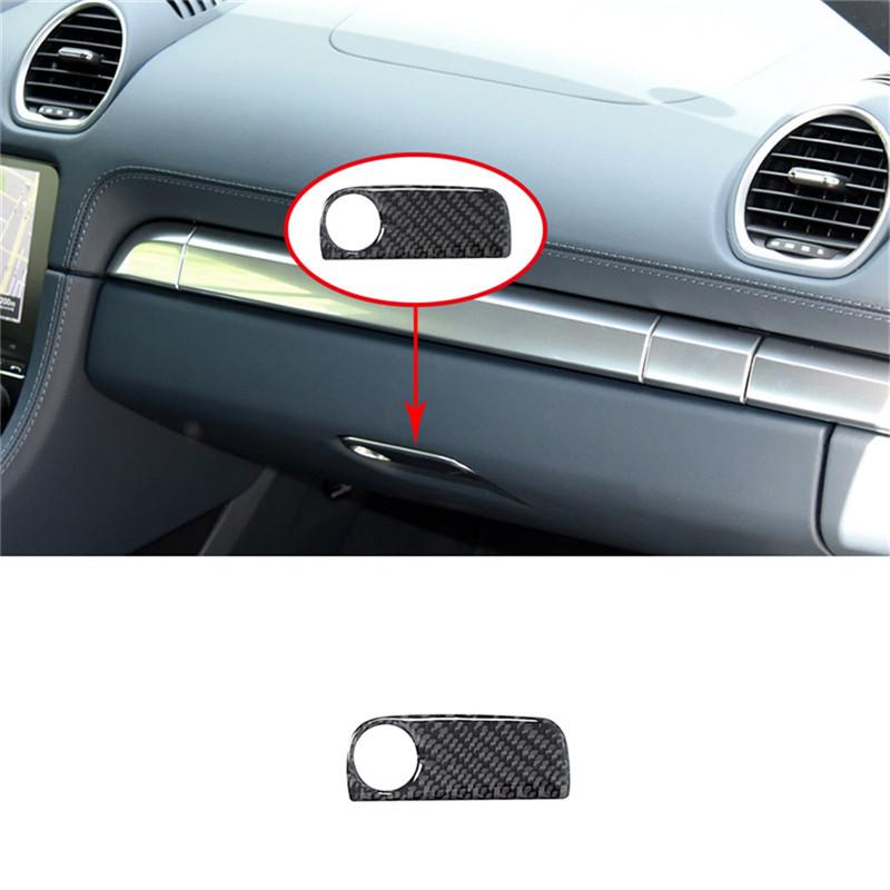 

For Porsche 718 2016-2025 ABS Carbon Fiber Car Center Control Interior Decoration Sticker Car Accessories