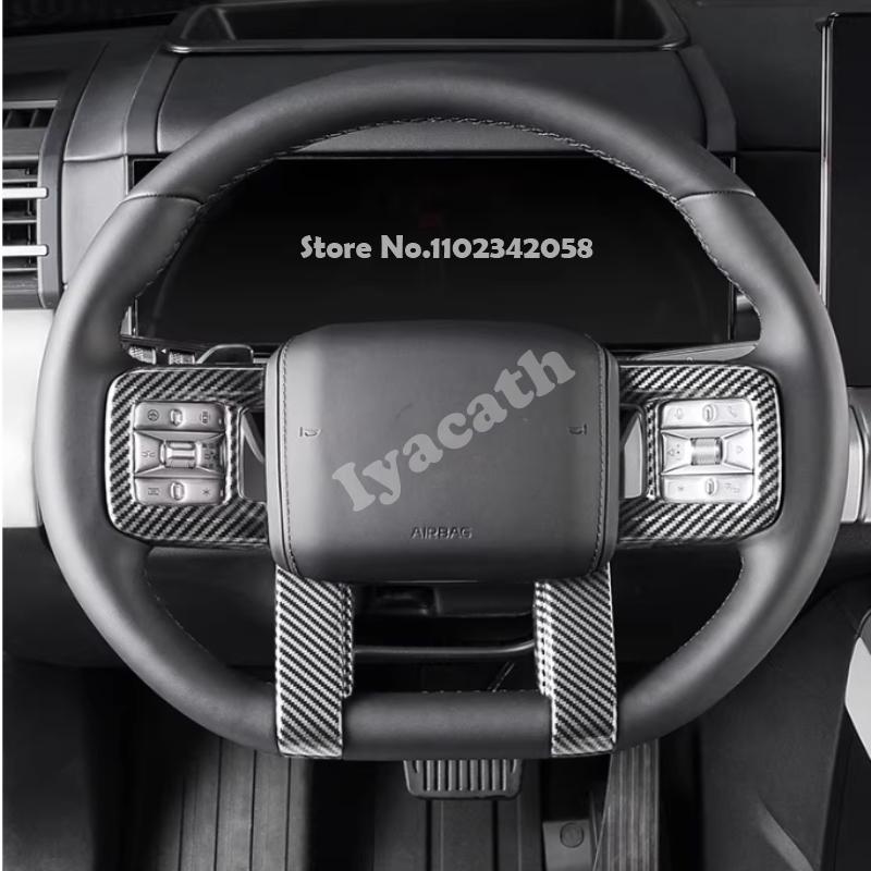 For BYD Equation Leopard 7 Titanium 7 2025 2026 Interior Accessories ABS Steering Wheel Panel Switch control Button Cover Trim