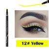 Kozmetik Eyeliner Suya Dayanıklı Aydınlatıcı Kalem Naylon Kafa Yatan İpekböceği Kaş Kalemi Hızlı Kuruyan Sıvı Eyeliner