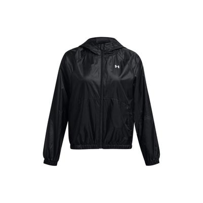UA Rival Solid Logo Casual Hoodie Jacket Women Jackets Black 1382698-001