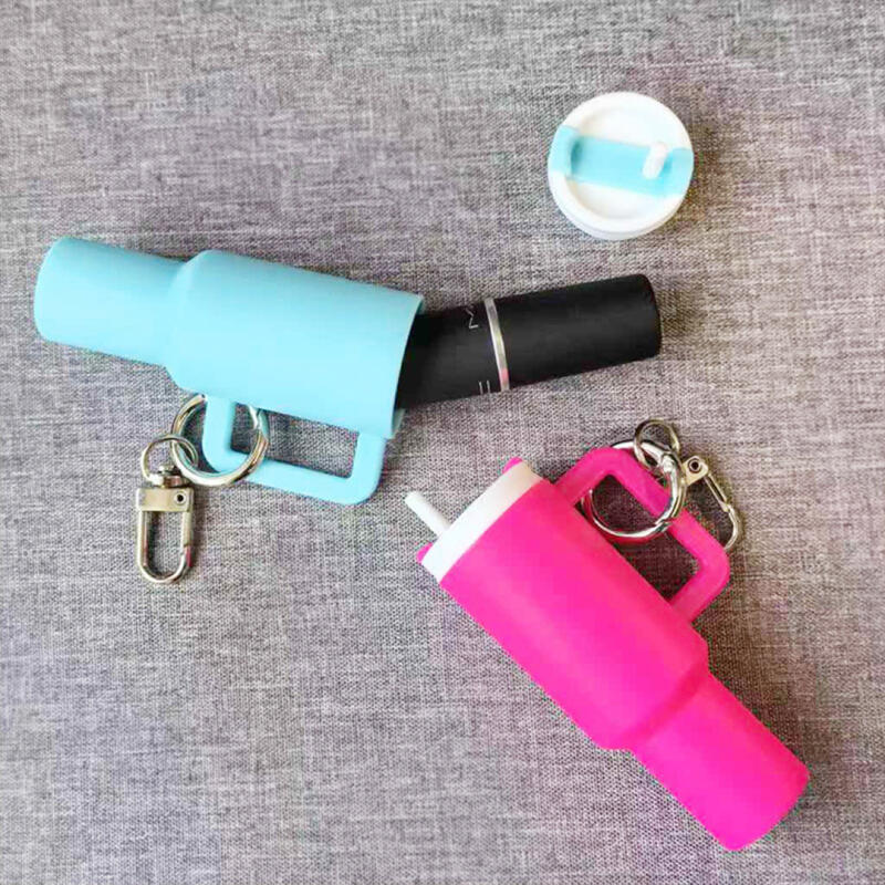 Tumbler lip balm keychain, tumbler lipstick case, tint bag holder